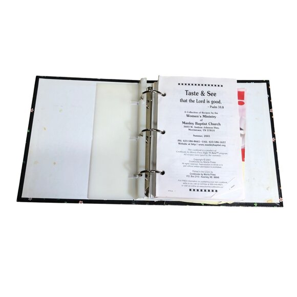 Community Cookbook Taste & See That The Lord Is Good Church Recipes 3 Ring Binde - Picture 11 of 13